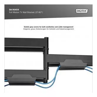 DIGITUS Potpuno pomični TV zidni nosač 37-80", 60 kg opterećenja max., VESA: 200x100, 200x200, 300x200, 400x200, 300x300, 400x300 DIGITUS Potpuno pomični TV zidni nosač 37-80", 60 kg opterećenja max., VESA: 200x100, 200x200, 300x200, 400x200, 300x300, 400x300
