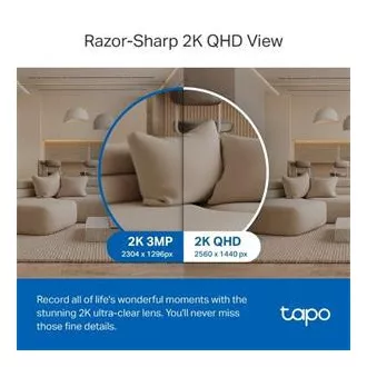 TP-LINK Tapo C220 - IP kamera s nagibom i WiFi, 4MP (2560 * 1440), ONVIF TP-LINK Tapo C220 - IP kamera s nagibom i WiFi, 4MP (2560 * 1440), ONVIF