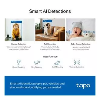 TP-LINK Tapo C220 - IP kamera s nagibom i WiFi, 4MP (2560 * 1440), ONVIF TP-LINK Tapo C220 - IP kamera s nagibom i WiFi, 4MP (2560 * 1440), ONVIF