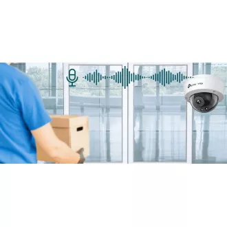 TP-Link VIGI C230 (2,8 mm) - kupolasta kamera, 3 MP, 2,8 mm, puna boja
