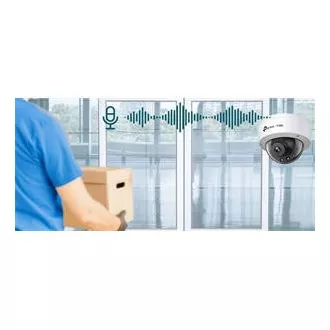 TP-Link VIGI C240 (4 mm) kupolasta kamera, 4 MP, 4 mm, puna boja