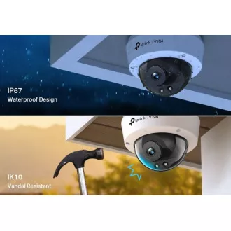 TP-Link VIGI C240I (2,8 mm) kupolasta kamera, 4 MP, 2,8 mm