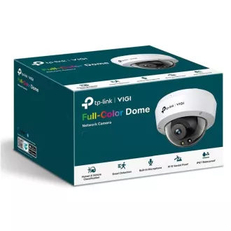 TP-Link VIGI C250 (4 mm) kupolasta kamera, 5 MP, 4 mm, puna boja