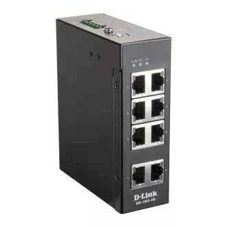 Neupravljani prekidač D-Link DIS-100E-8W s 8 priključaka i 8 x 10/100 BaseT(X) priključaka