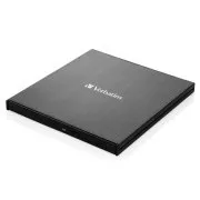 VERBATIM Vanjski CD/DVD Slimline USB-C snimač crni + Nero