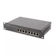 DIGITUS Gigabit Ethernet Switch 8-priključak, 10 inča, neupravljan