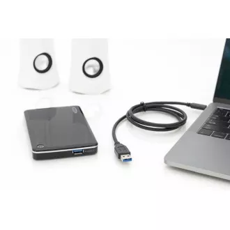 Digitus USB tip C priključni kabel tip C na AM/M 1,0 m sve funkcije Gen2 3A 10 GB verzija 3.1 CE plava