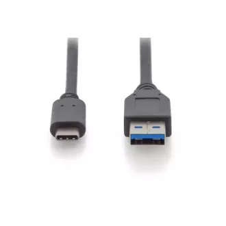 Digitus USB tip C priključni kabel tip C na AM/M 1,0 m sve funkcije Gen2 3A 10 GB verzija 3.1 CE plava