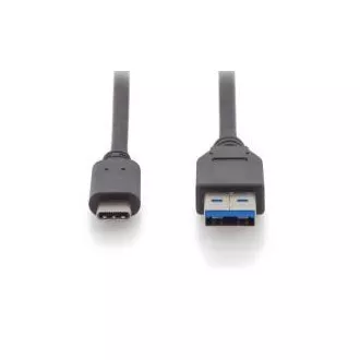 Digitus USB tip C priključni kabel tip C na AM/M 1,0 m sve funkcije Gen2 3A 10 GB verzija 3.1 CE plava