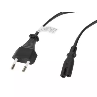 LANBERG CEE 7/16 prema IEC 320 C7 EURO (RADIO) KABEL ZA NAPAJANJE 3M crni LANBERG CEE 7/16 prema IEC 320 C7 EURO (RADIO) KABEL ZA NAPAJANJE 3M crni