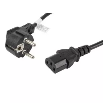 LANBERG CEE 7/7 prema IEC 320 C13 KABEL ZA NAPAJANJE 1,8 M VDE crni