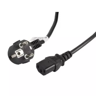 LANBERG CEE 7/7 prema IEC 320 C13 KABEL ZA NAPAJANJE 3M VDE crni