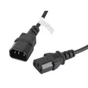 LANBERG IEC 320 C13 do C14 kabel 1.8M crni