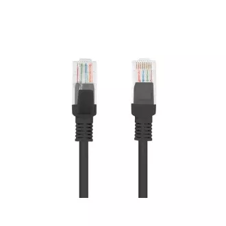 LANBERG Patch kabel CAT.5E UTP 20M crni Fluke Passed
