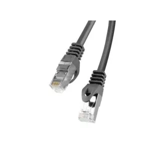 LANBERG Patch kabel CAT.6 FTP 0.5M crni Fluke Passed