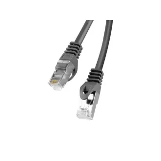 LANBERG Patch kabel CAT.6 FTP 1.5M crni Fluke Passed
