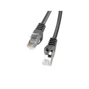 LANBERG Patch kabel CAT.6 FTP 5M crni Fluke Passed
