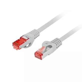 LANBERG Patch kabel CAT 6 S-FTP, AWG 26/7, LSZH, bakar, sivi, 0,25m