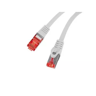 LANBERG Patch kabel CAT 6 S-FTP, AWG 26/7, LSZH, bakar, sivi, 0,25m