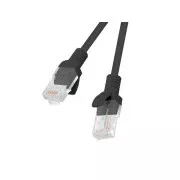 LANBERG Patch kabel CAT.6 UTP 1M crni Fluke Passed