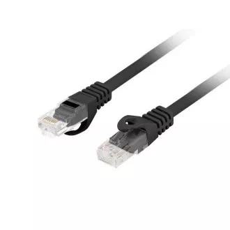 LANBERG Patch kabel CAT.6 UTP LSZH CU 0,5M crni Fluke prošao