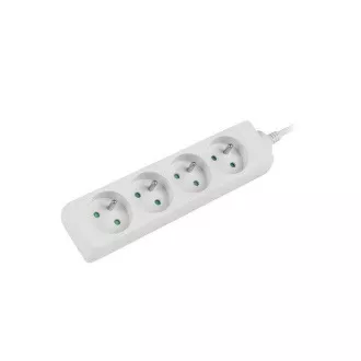 LANBERG Produžni kabel 1.5M 4X klasična utičnica bakreni kabel bijeli LANBERG Produžni kabel 1.5M 4X klasična utičnica bakreni kabel bijeli