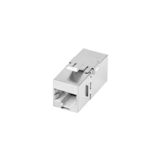 LANBERG PROLAZNI KEYSTONE KONEKTOR RJ45->RJ45 CAT.6 FTP 90