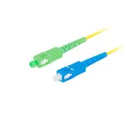 LANBERG optički patch kabel SM SC/APC-SC/UPC simplex 2m LSZH G657A1 promjer 3mm, boja žuta