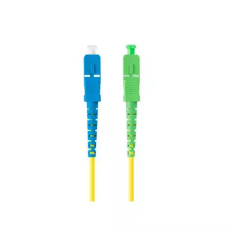 LANBERG optički patch kabel SM SC/APC-SC/UPC simplex 2m LSZH G657A1 promjer 3mm, boja žuta