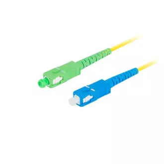 LANBERG optički patch kabel SM SC/APC-SC/UPC simplex 3m LSZH G657A1 promjer 3mm, boja žuta