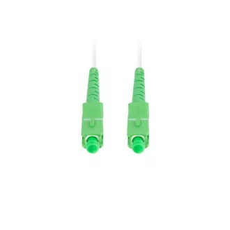 LANBERG optički patch kabel SM SC/APC-SC/APC simplex 35m LSZH G657B3 promjer 3mm, boja bijela