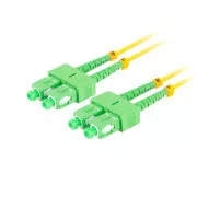 LANBERG optički patch kabel SM SC/APC-SC/APC duplex 1m LSZH G657A1 promjer 3mm, boja žuta