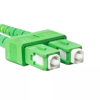 LANBERG optički patch kabel SM SC/APC-SC/APC duplex 1m LSZH G657A1 promjer 3mm, boja žuta