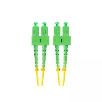 LANBERG optički patch kabel SM SC/APC-SC/APC duplex 1m LSZH G657A1 promjer 3mm, boja žuta