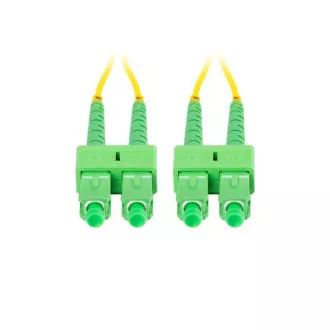 LANBERG optički patch kabel SM SC/APC-SC/APC duplex 2m LSZH G657A1 promjer 3mm, boja žuta LANBERG optički patch kabel SM SC/APC-SC/APC duplex 2m LSZH G657A1 promjer 3mm, boja žuta