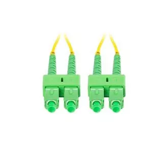 LANBERG optički patch kabel SM SC/APC-SC/APC duplex 2m LSZH G657A1 promjer 3mm, boja žuta LANBERG optički patch kabel SM SC/APC-SC/APC duplex 2m LSZH G657A1 promjer 3mm, boja žuta