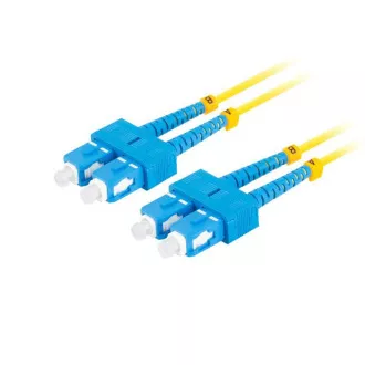 LANBERG optički patch kabel SM SC/UPC-SC/UPC duplex 2m LSZH G657A1 promjer 3mm, boja žuta LANBERG optički patch kabel SM SC/UPC-SC/UPC duplex 2m LSZH G657A1 promjer 3mm, boja žuta