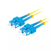 LANBERG optički patch kabel SM SC/UPC-SC/UPC duplex 5m LSZH G657A1 promjer 3mm, boja žuta