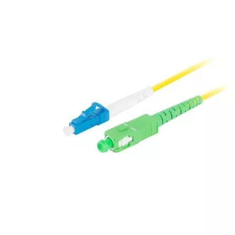 LANBERG optički patch kabel SM LC/UPC-SC/APC simplex 2m LSZH G657A1 promjer 3mm, boja žuta