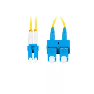 LANBERG optički patch kabel SM SC/UPC-LC/UPC duplex 2m LSZH G657A1 promjer 3mm, boja žuta LANBERG optički patch kabel SM SC/UPC-LC/UPC duplex 2m LSZH G657A1 promjer 3mm, boja žuta