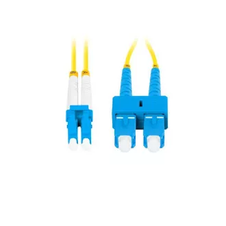 LANBERG optički patch kabel SM SC/UPC-LC/UPC duplex 5m LSZH G657A1 promjer 3mm, boja žuta LANBERG optički patch kabel SM SC/UPC-LC/UPC duplex 5m LSZH G657A1 promjer 3mm, boja žuta