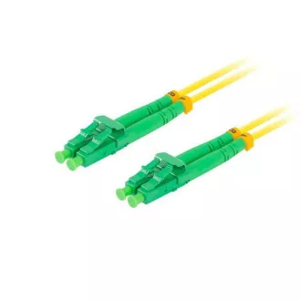 LANBERG optički patch kabel SM LC/APC-LC/APC duplex 2m LSZH G657A1 promjer 3mm, boja žuta
