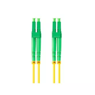 LANBERG optički patch kabel SM LC/APC-LC/APC duplex 2m LSZH G657A1 promjer 3mm, boja žuta