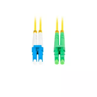LANBERG optički patch kabel SM LC/APC-LC/UPC duplex 2m LSZH G657A1 promjer 3mm, boja žuta