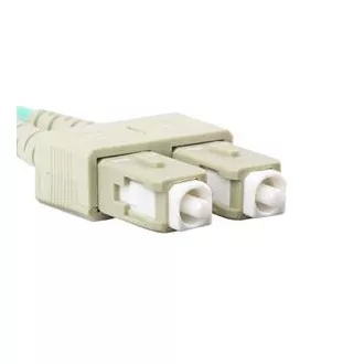 LANBERG optički patch kabel MM SC/UPC-SC/UPC duplex 3m LSZH OM3 50/125 promjer 3mm, boja cijan