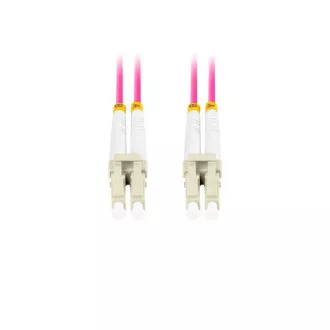 LANBERG optički patch kabel MM LC/UPC-LC/UPC duplex 1m LSZH OM4 50/125 promjer 3mm, boja magenta LANBERG optički patch kabel MM LC/UPC-LC/UPC duplex 1m LSZH OM4 50/125 promjer 3mm, boja magenta