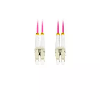 LANBERG optički patch kabel MM LC/UPC-LC/UPC duplex 10m LSZH OM4 50/125 promjer 3mm, boja magenta LANBERG optički patch kabel MM LC/UPC-LC/UPC duplex 10m LSZH OM4 50/125 promjer 3mm, boja magenta
