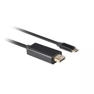 Lanberg USB-C(M)->DisplayPort(M) kabel 3m 4K 60Hz crni