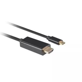 Lanberg USB-C(M)->HDMI(M) kabel 1,8 m 4K 60Hz crni