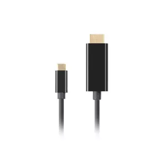 Lanberg USB-C(M)->HDMI(M) kabel 3m 4K 60Hz crni